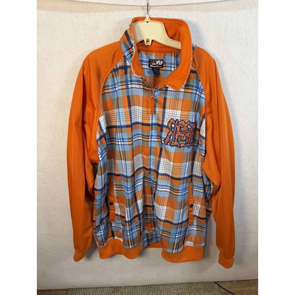 Vintage Y2K Hip Hop RAW BLUE 2XL Full Zip Jacket